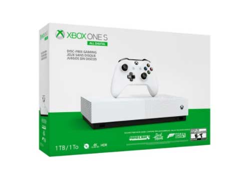 معرفی کنسول بازی مایکروسافت مدل XBox One S 1TB ALL DIGITAL